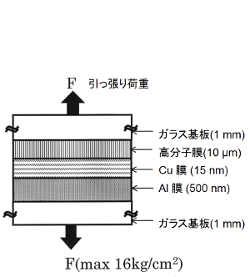 狭ギャップ構造内の高分子膜