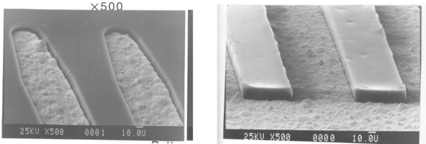 DFR積層プロセスによるメッキパターン形成